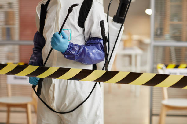 Professional Sewage Cleanup technician working in South River, NJ